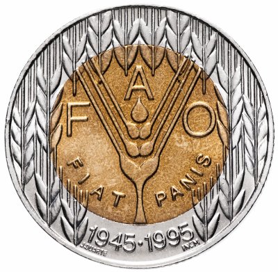 купить Португалия 100 эскудо (escudos) 1995 "50 лет продовольственной программе ФАО"