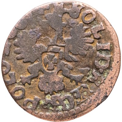купить Речь Посполитая 1 солид - Ян II Казимир - герб Польши на реверсе 1660-1668