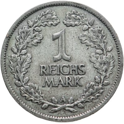купить Германия 1 рейхсмарка (reichsmark) "A" 1925