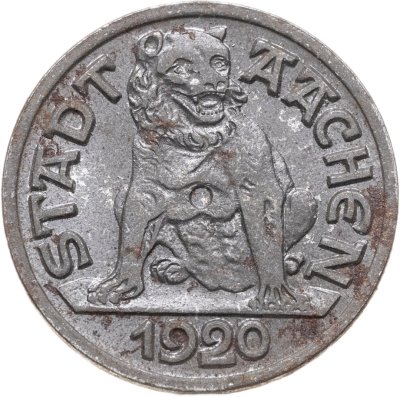 купить Германия (Аахен) нотгельд 10 пфеннигов 1920