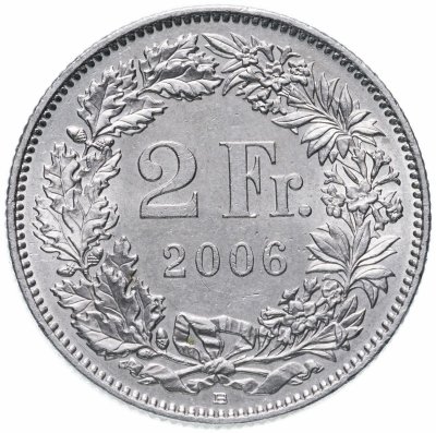 купить Швейцария 2 франка 2006