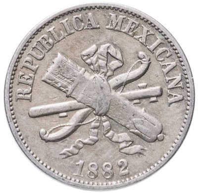 купить Мексика 2 сентаво (centavos) 1882