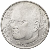 Купить Германия 5 марок 1978 "100 лет со дня рождения Густава Штреземана"