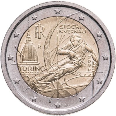 купить Италия 2 евро 2006 "XX зимние Олимпийские игры 2006 года в Турине"