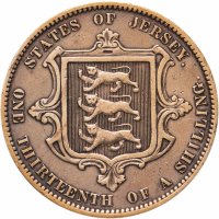 купить Джерси 1/13 шиллинга (shilling) 1866