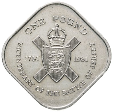 купить Джерси 1 фунт (pound) 1981 "200 лет штурму Джерси"