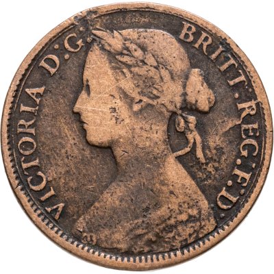 купить Великобритания 1 фартинг (farthing) 1860
