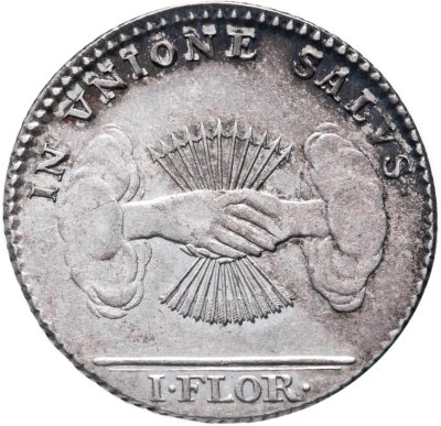 купить Австрийские Нидерланды 1 флорин 1790 "MON NOV ARG..."