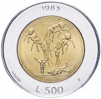 купить Сан-Марино 500 лир 1983 "Ядерная угроза"