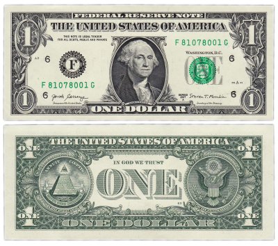 купить США 1 доллар 2017А (Pick 544) F-Атланта