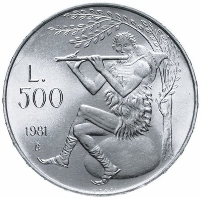 купить Сан-Марино 500 лир (lire) 1981 "2000 лет со дня смерти Вергилия, Буколики"