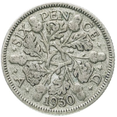 купить Великобритания 6 пенсов (pence) 1930