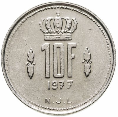 купить Люксембург 10 франков (francs) 1977