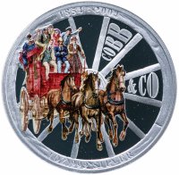 купить Острова Кука 1 доллар 2004 "Кобб", в футляре с сертификатом