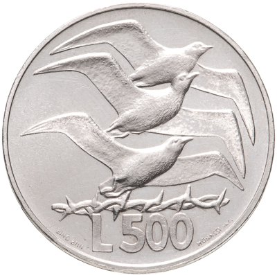 купить Сан-Марино 500 лир (lire) 1975 "Любовь у животных"