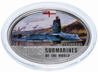 купить Фиджи 2 доллара 2010 «Подводная лодка Великобритании – «Авангард» (Vanguard)»