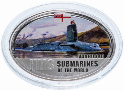 купить Фиджи 2 доллара 2010 «Подводная лодка Великобритании – «Авангард» (Vanguard)»