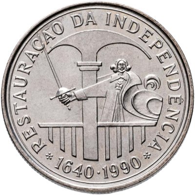 купить Португалия 100 эскудо (escudos) 1990 350 лет со дня восстановления португальской независимости