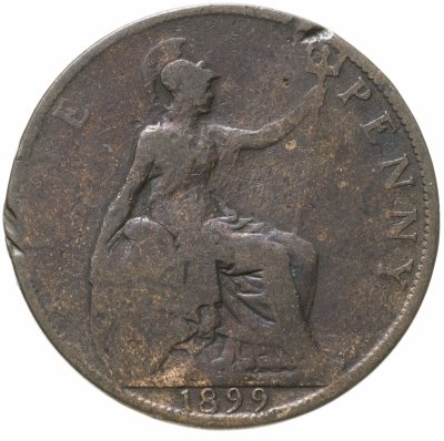 купить Великобритания 1 пенни (penny) 1899