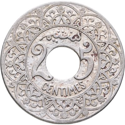 купить Французское Марокко 25 сантимов (centimes) 1921