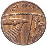 Купить Великобритания 1 пенни (penny) 2008-2015