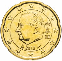 Купить Бельгия 20 евро центов 2010