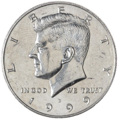 купить США 50 центов (1/2 доллара, half dollar) 1999 D Kennedy Half Dollar (Кеннеди) знак монетного двора "D" - Денвер