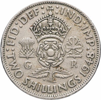 купить Великобритания 2 шиллинга 1948