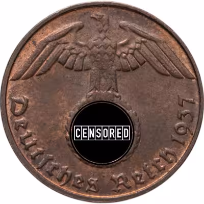 купить Германия (Третий рейх) 1 рейхспфенниг (reichspfennig) 1937 D