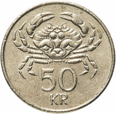 купить Исландия 50 крон (kronur) 1987-2005, случайная дата