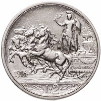 купить Италия 2 лиры 1916