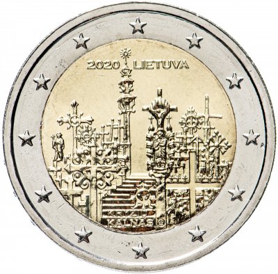купить Литва 2 евро (euro) 2020 "Гора крестов"