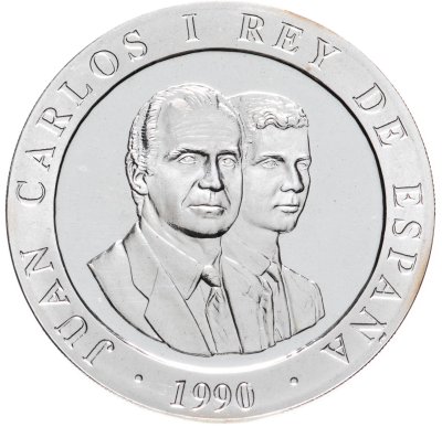 купить Испания 2000 песет (pesetas) 1990 "XXV Летние Олимпийские игры, Барселона 1992 - символ"