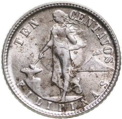 купить Филиппины 10 сентаво (centavos) 1945