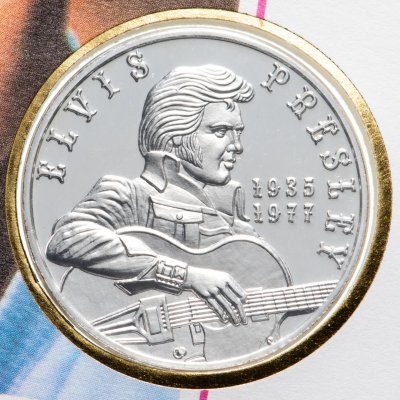 купить Германия, ФРГ 1988 медаль "Элвис Пресли" в конверте с маркой