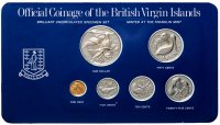 Купить Британские Виргинские острова набор монет 1978 (6 монет в планшете)