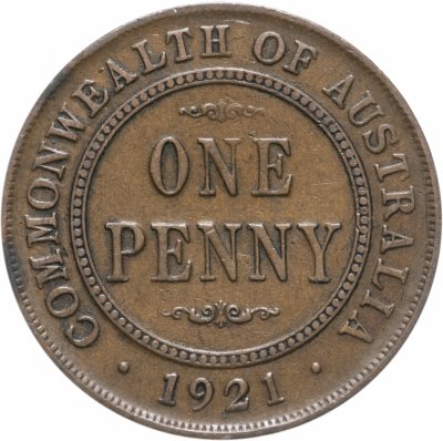 купить Австралия 1 пенни (penny) 1921