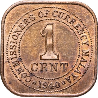 купить Малайя 1 цент (cent) 1940