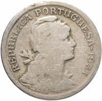 Купить Португалия 50 сентаво (centavos) 1931