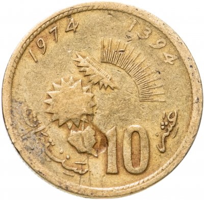 купить Марокко 10 сантимов (centimes) 1974 ФАО