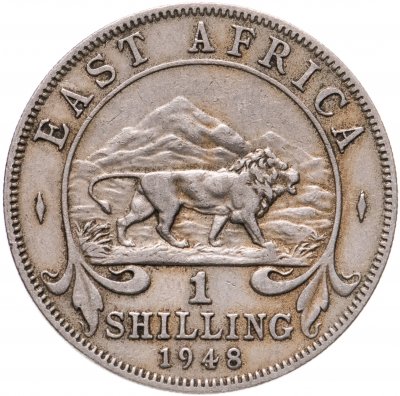 купить Восточная Африка 1 шиллинг (shilling) 1948