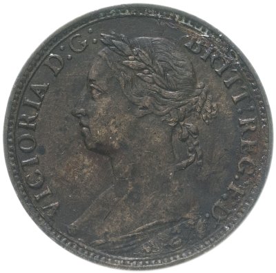 купить Великобритания 1 фартинг (farthing) 1881