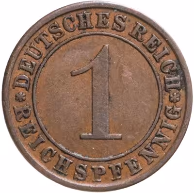 купить Германия 1 рейхспфенниг (reichspfennig) 1931