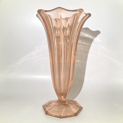 купить Ваза для цветов в стиле Art Deco, стекло, пресс, Бельгия, 1930-1960 гг.
