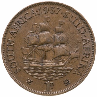 купить ЮАР 1 пенни (penny) 1937