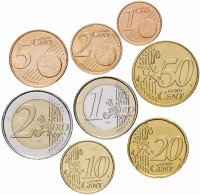 Купить Испания набор монет евро 2011 (8 штук)