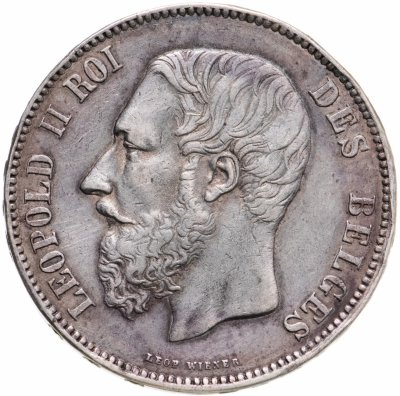 купить Бельгия 5 франков (francs) 1873