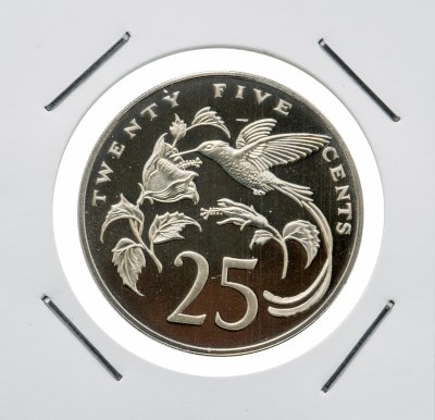 купить Ямайка 25 центов (cents) 1971