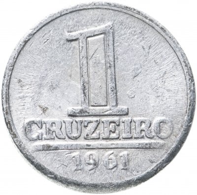купить Бразилия 1 крузейро (cruzeiro) 1961