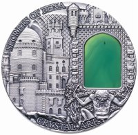 Купить Остров Ниуэ 2 доллара 2014 "Искусство кристаллов - замок Пена, в футляре